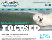 Tablet Screenshot of greatatlanticoutfitters.com